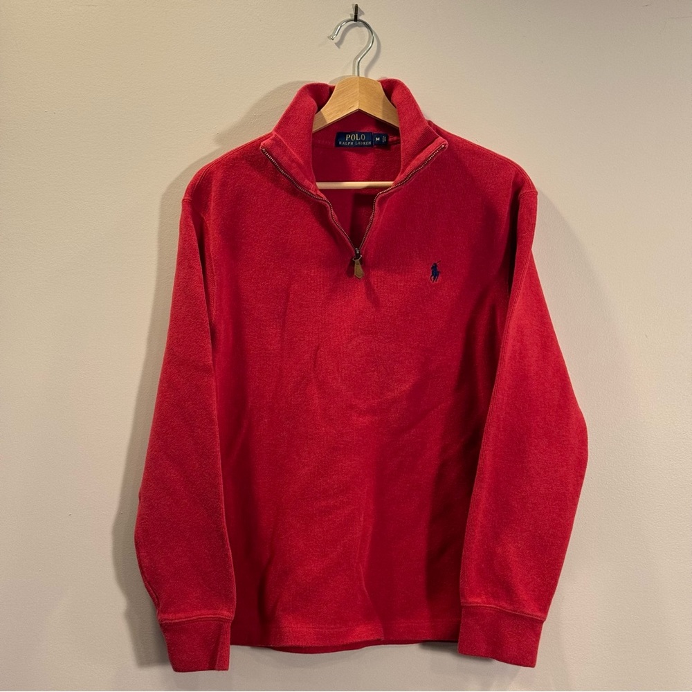 Medium Cotton ¼ Zip Sweater Polo Ralph Lauren